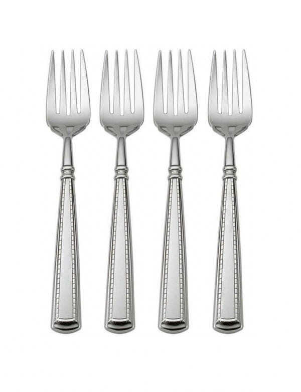 Oneida Couplet Set of 4 Salad Forks 7 3/8" Quality 18/10 Stainless
